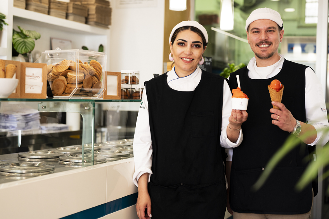 Apre la gelateria artigianale Rosamundi