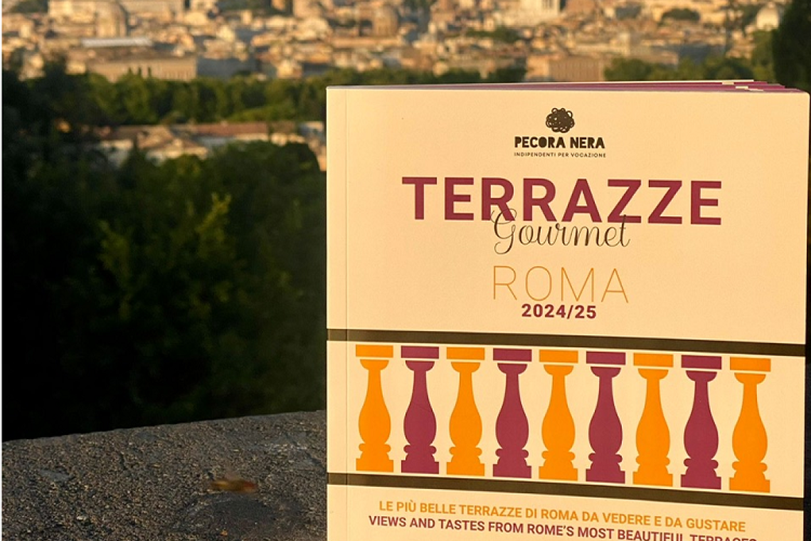 Terrazze Gourmet Roma: arriva la nuova edizione della guida de La Pecora Nera dedicata alle più belle terrazze della Capitale da vedere e da gustare