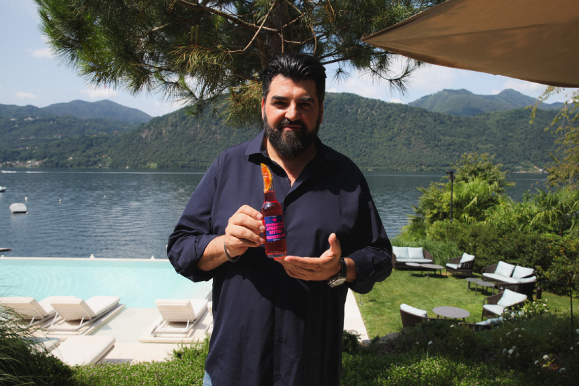 L’aperitivo rosa che berresti su ogni cosa Antonino Cannavacciuolo firma CONTRATTINO