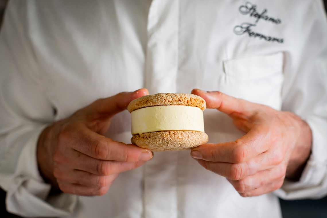 I-Conico e Diametro 7 la nuova interpretazione del cono e del biscotto gelato di  Formaessenza