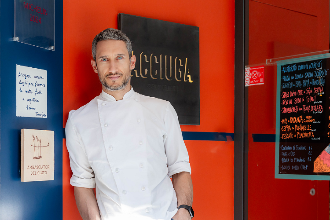 Acciuga si rinnova: il ristorante di Federico Delmonte cambia tutto per restare fedele a se stesso