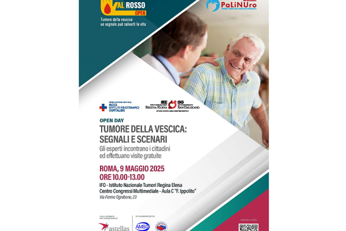 Istituto Regina Elena, open day prevenzione tumore vescica