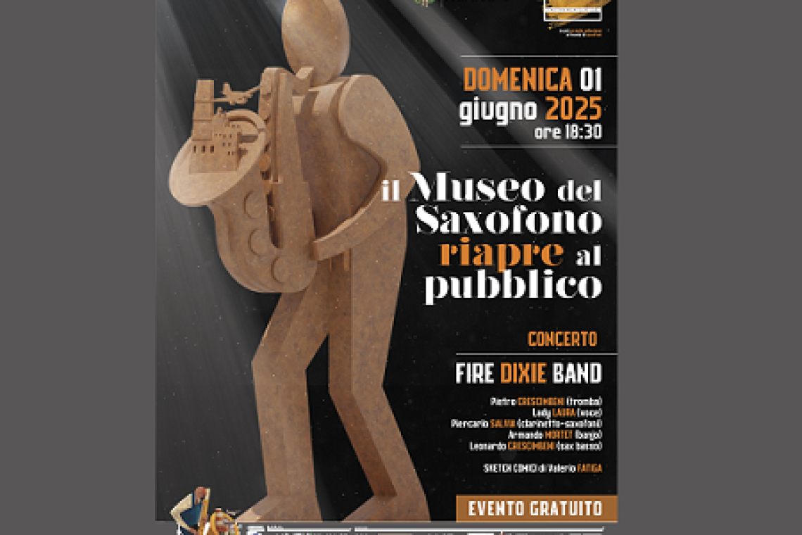Il museo del saxofono riapre al pubblico