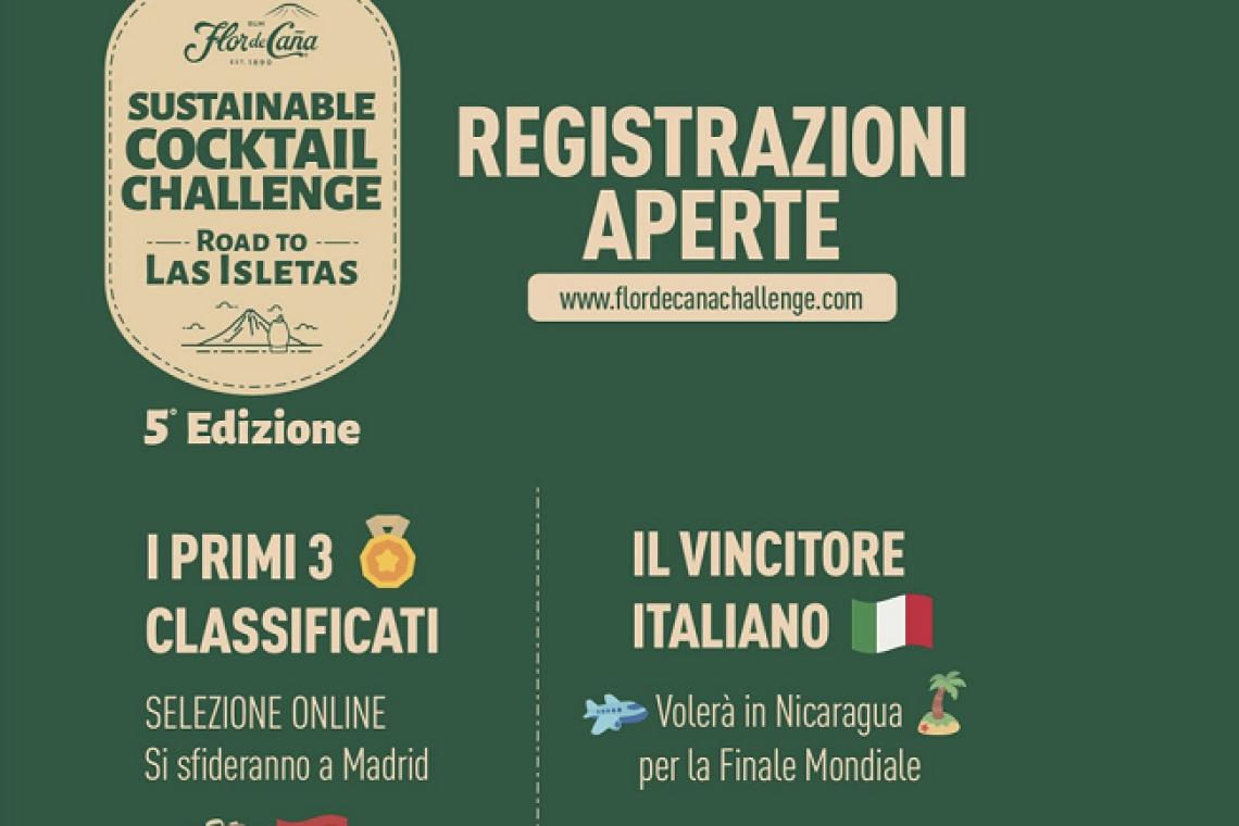 Flor de Caña apre le iscrizioni per Road to Las Isletas, la Sustainable Cocktail Challenge 2025