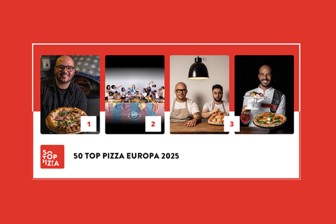 Napoli on the Road è la Miglior Pizzeria d’Europa 2025 secondo 50 Top Pizza