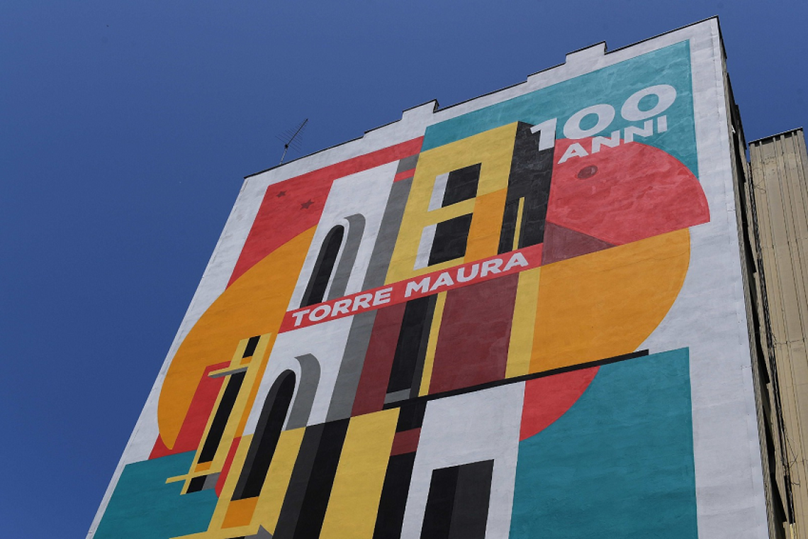 Inaugurati i murales per i 100 anni di Torre Maura