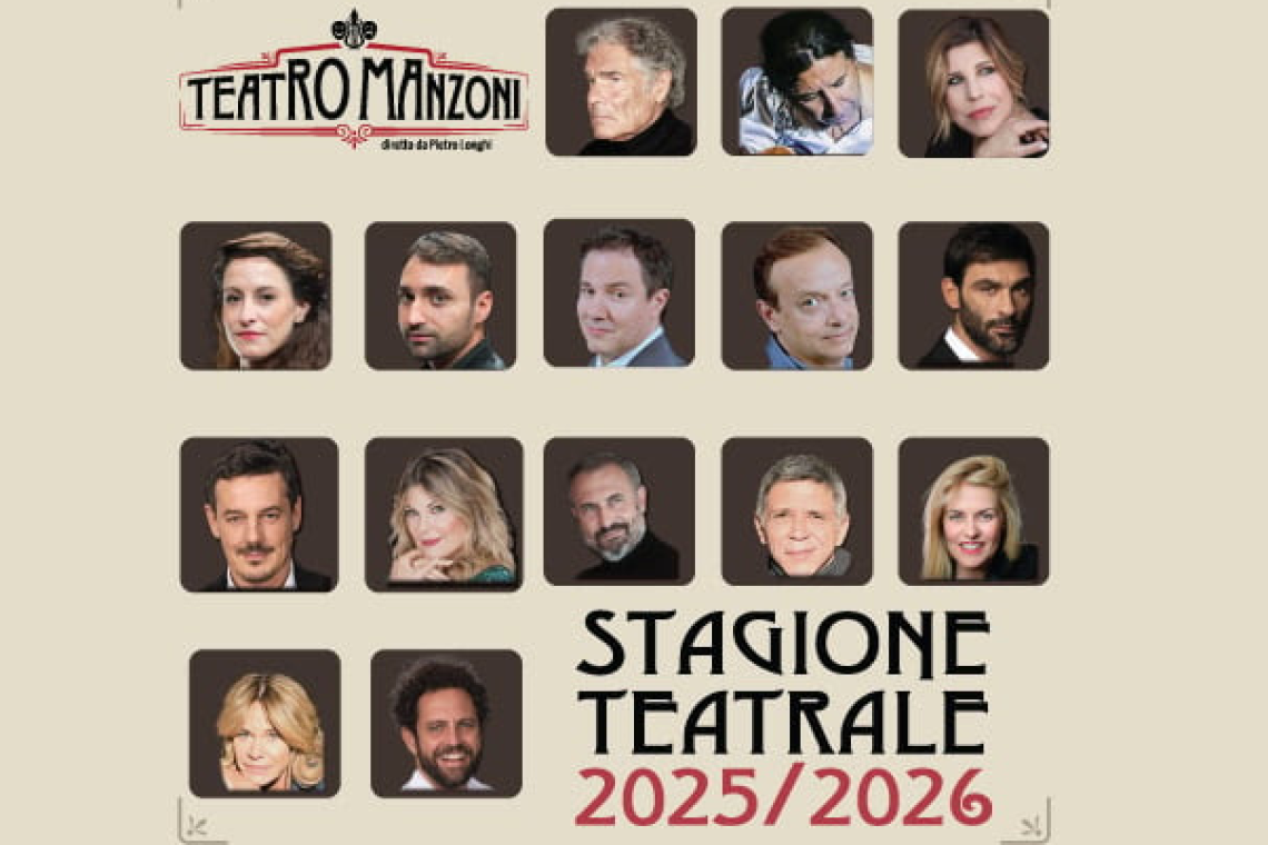 Teatro Manzoni di Roma Stagione teatrale 2025/2026
