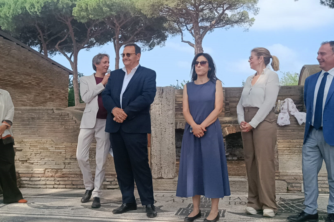 Presentati i lavori di restauro e valorizzazione della Necropoli di Porto all’Isola Sacra