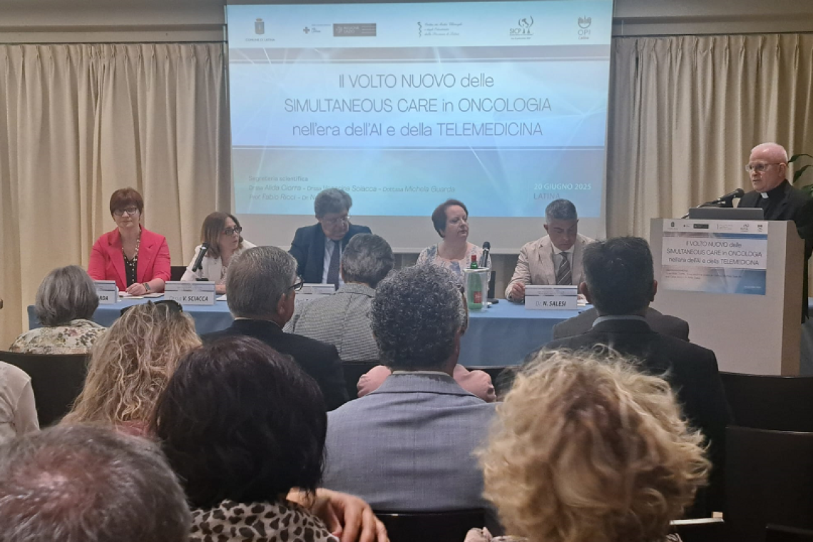 Oncologia tra Intelligenza Artificiale e cura della persona: successo a Latina per il convegno sulle Simultaneous Care