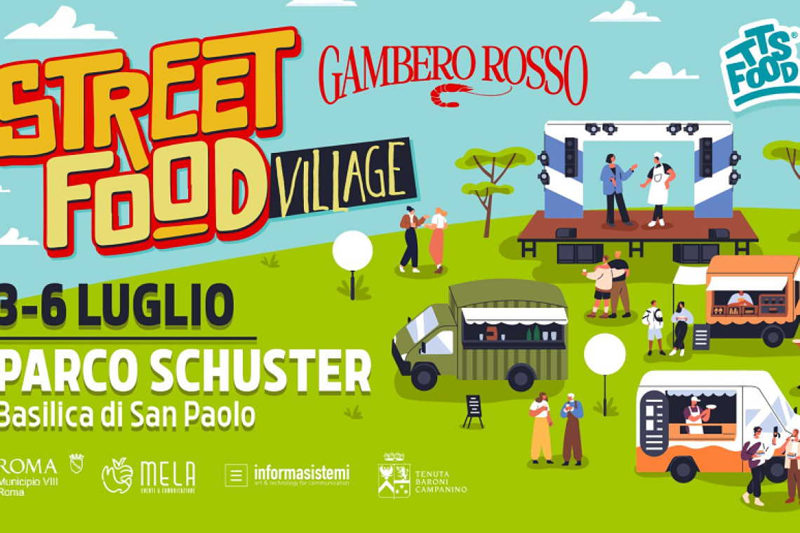 Gambero Rosso - Street Food Village Parco Schuster 3-6 luglio 2025