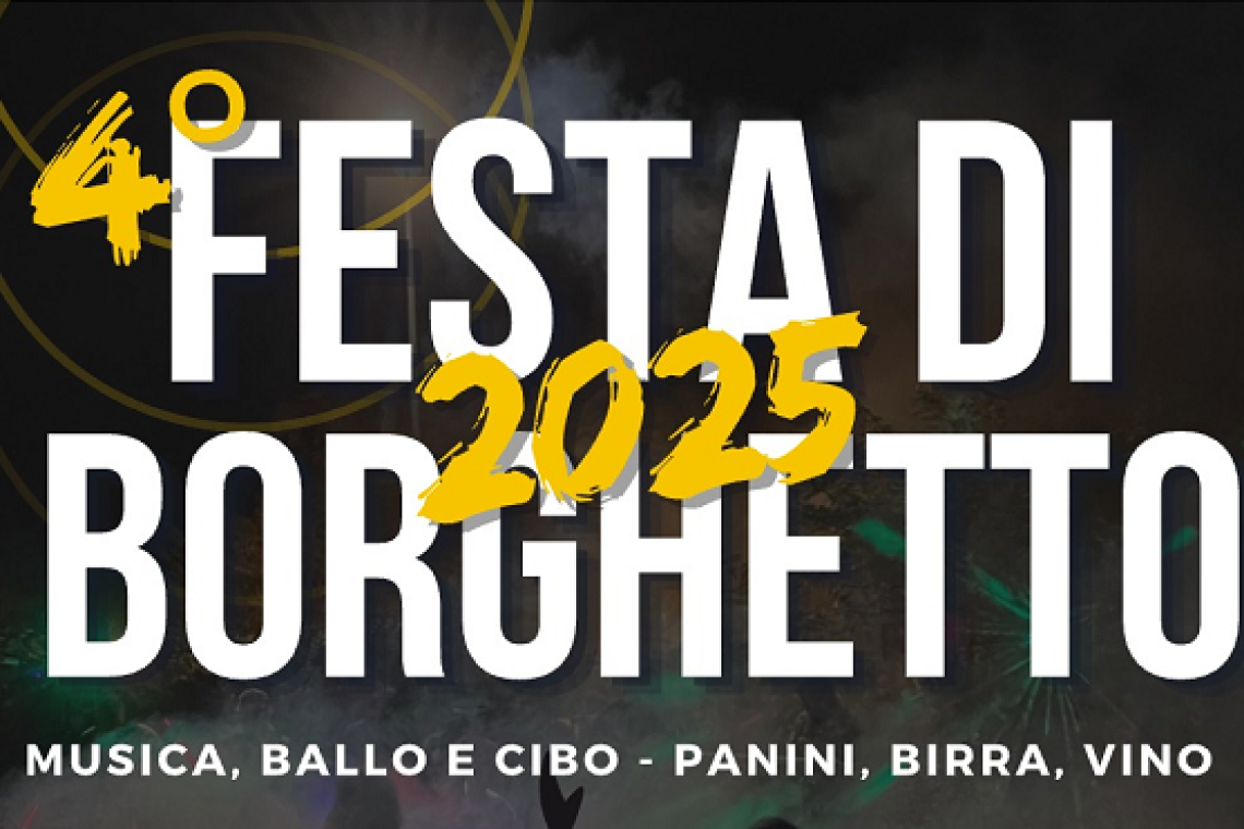 Grottaferrata: torna la Festa di Borghetto: due serate di comunità, musica e partecipazione al parco “Maria Tinto Rocca”