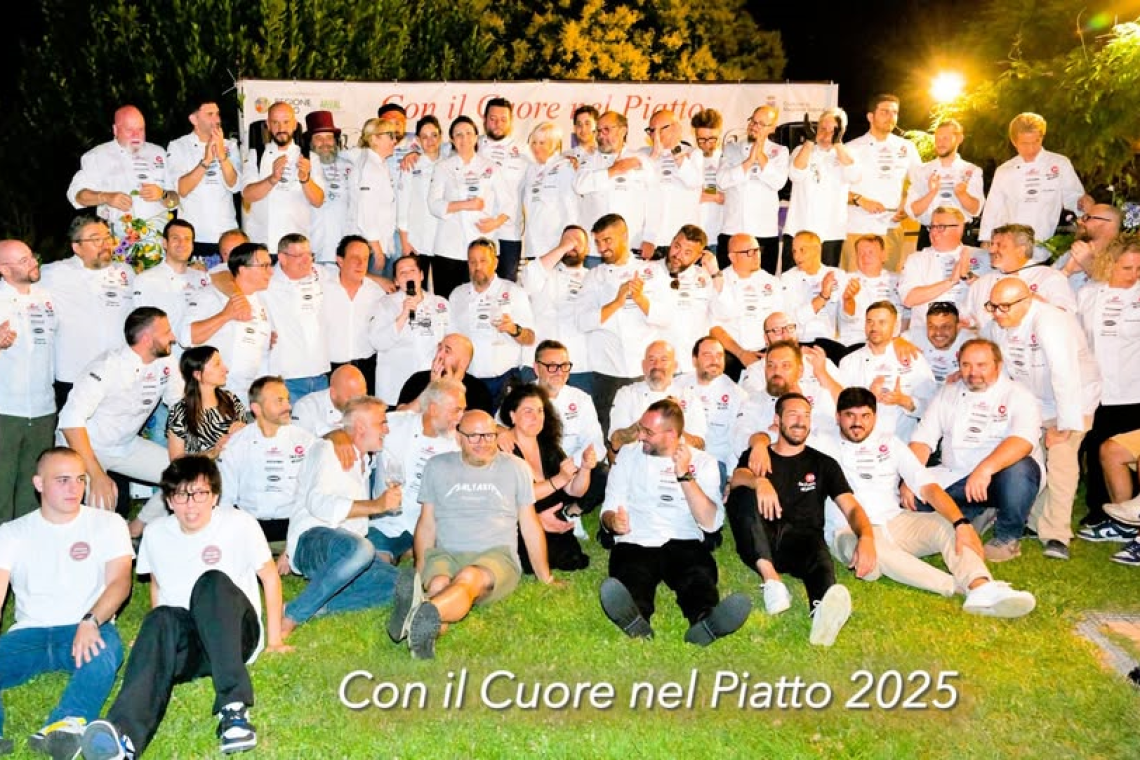 La grande cucina italiana abbraccia l’inclusione sociale: successo per “Con il Cuore nel Piatto” 2025