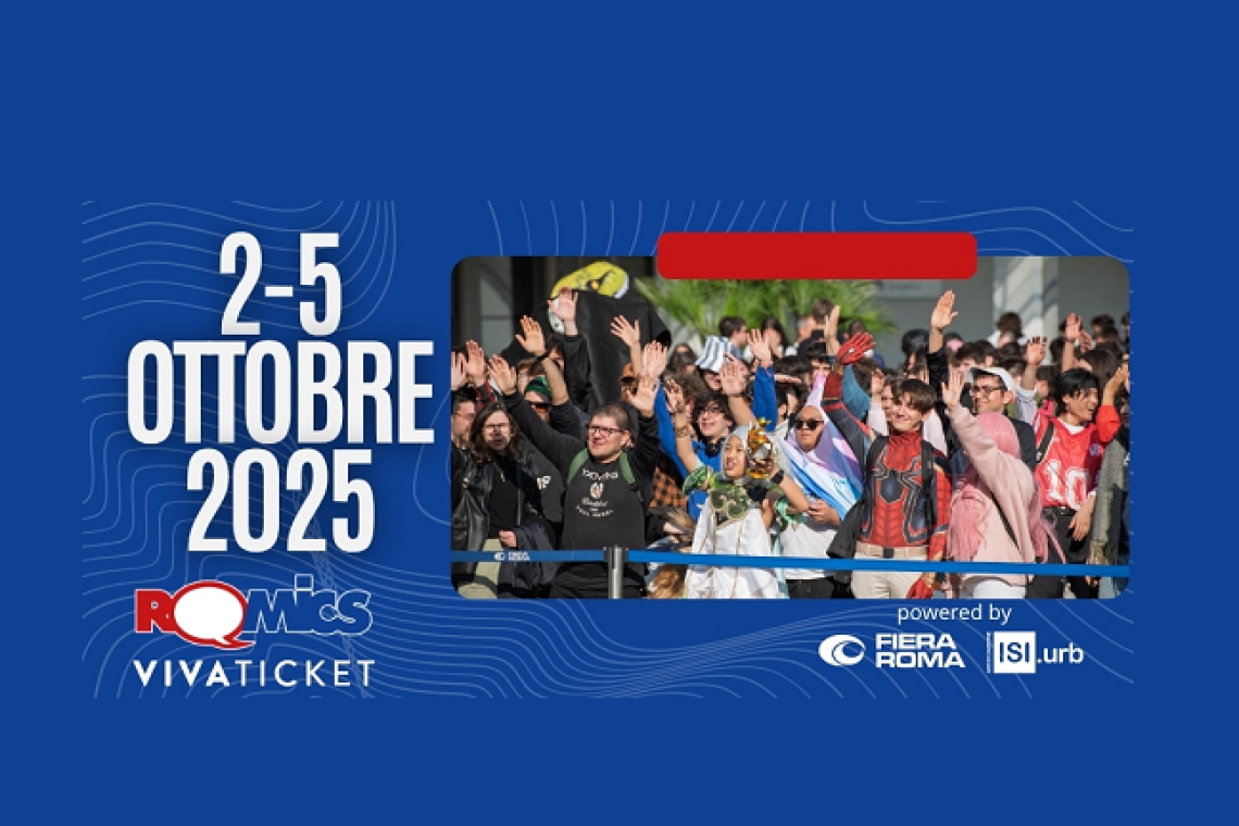 Al via la vendita dei biglietti per la 35^ edizione di Romics