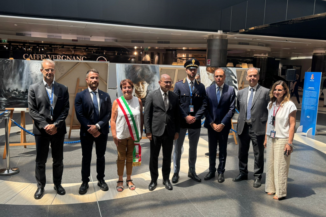 Inaugurata la mostra pittorica "Esserci Sempre - Valori di un Eterno Presente" all'Aeroporto di Fiumicino