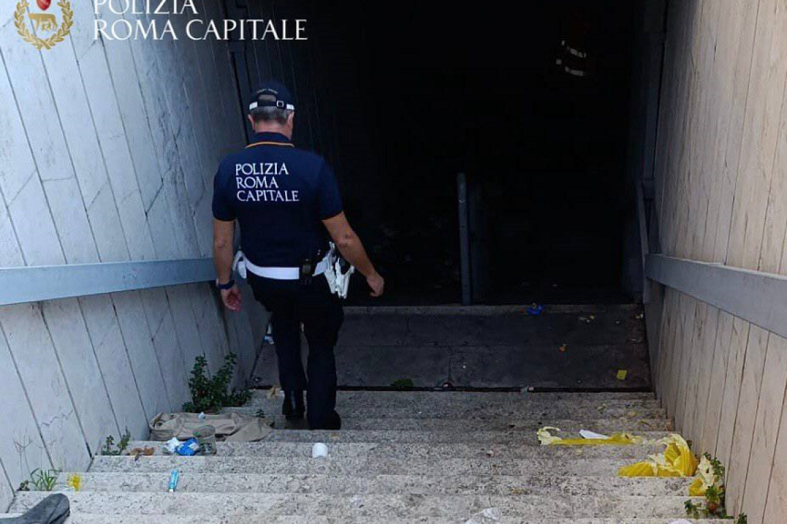 Duplice operazione anti degrado nel II Municipio. Intervento congiunto di Polizia Locale, Polizia di Stato e Ama