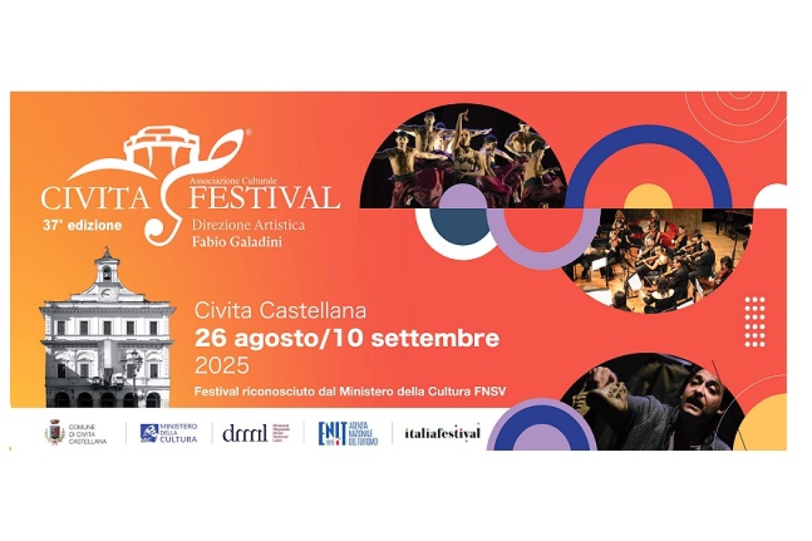 Il Civitafestival celebra la sua 37ª edizione con un cartellone che attraversa i linguaggi della musica, del teatro e della danza