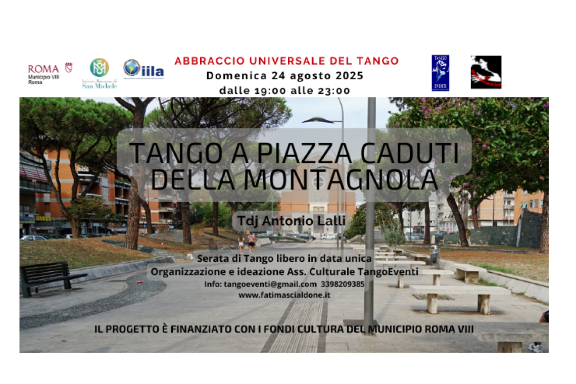 Roma si prepara ad accogliere il Tango dell’abbraccio universale