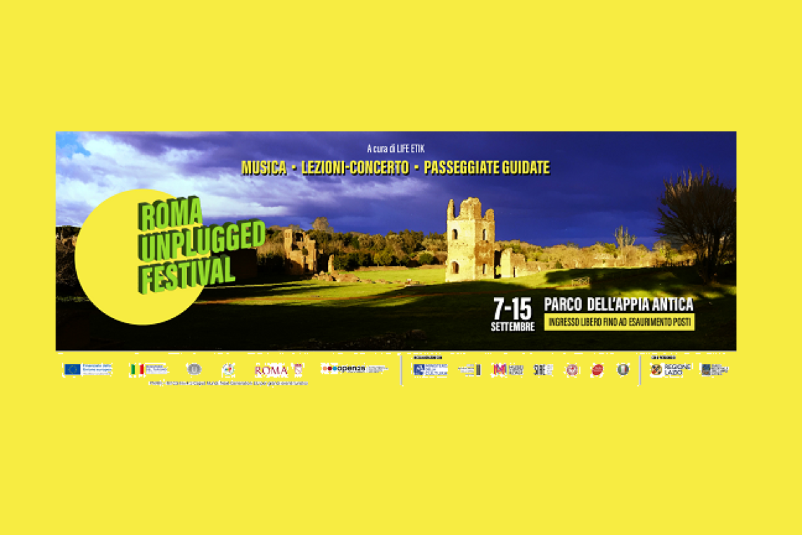 Roma Unplugged Festival svela i tesori dell’Appia antica e la storia di    Roma tra musica e passeggiate - Dal 7 al 15 settembre