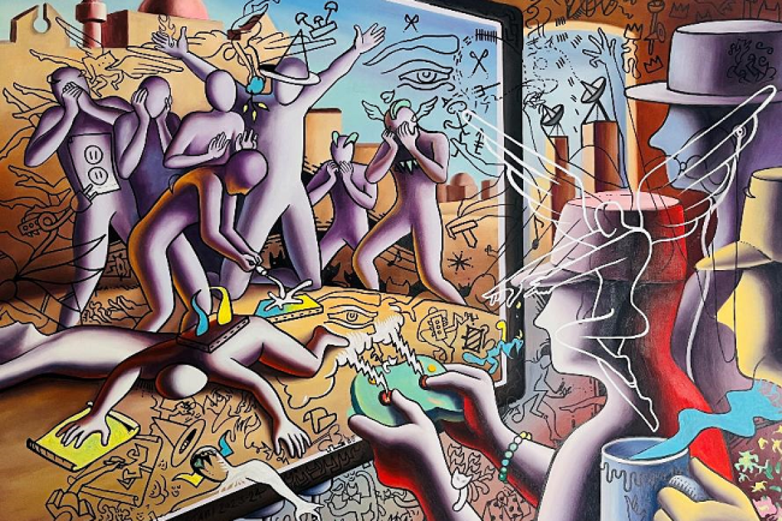 Alla Vaccheria dell’Eur in arrivo la grande Mostra Antologica dedicata al Maestro della Pop Art Mark Kostabi  12 settembre 2025 – 29 marzo 2026