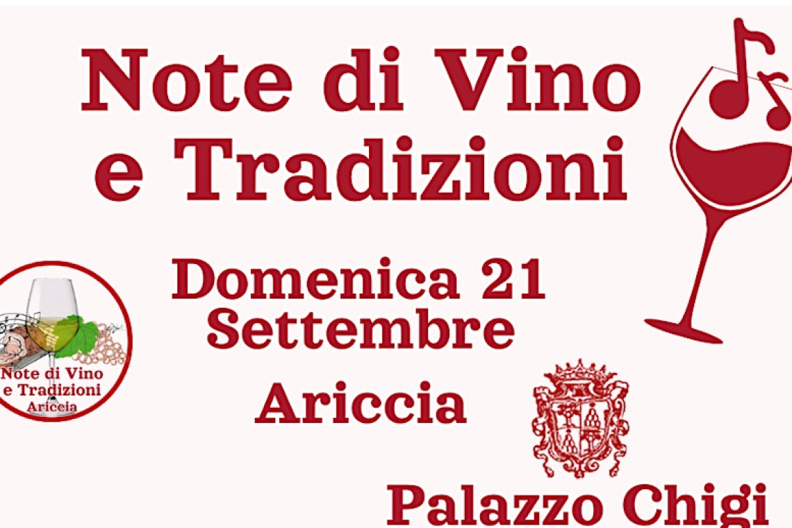 Ariccia brinda alla cultura: arriva la prima edizione di Note di Vino e Tradizioni