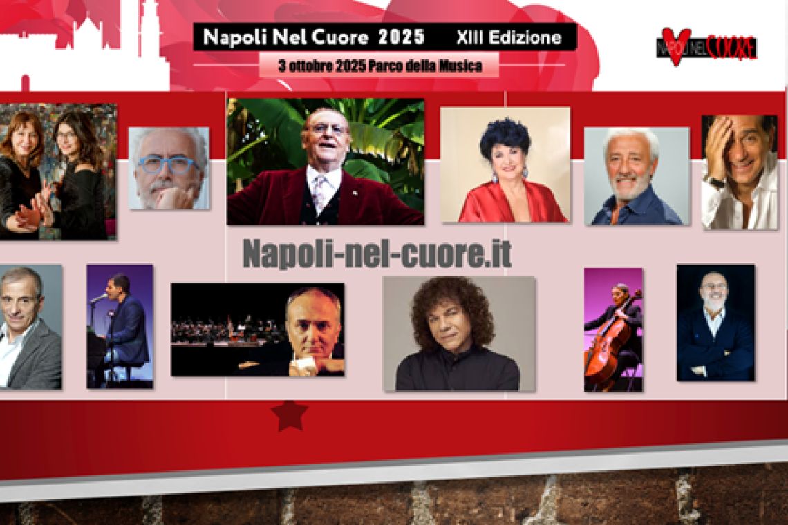 Grandi ospiti all’Auditorium Parco della Musica Ennio Morricone per la 13a edizione della rassegna benefica “Napoli nel cuore”
