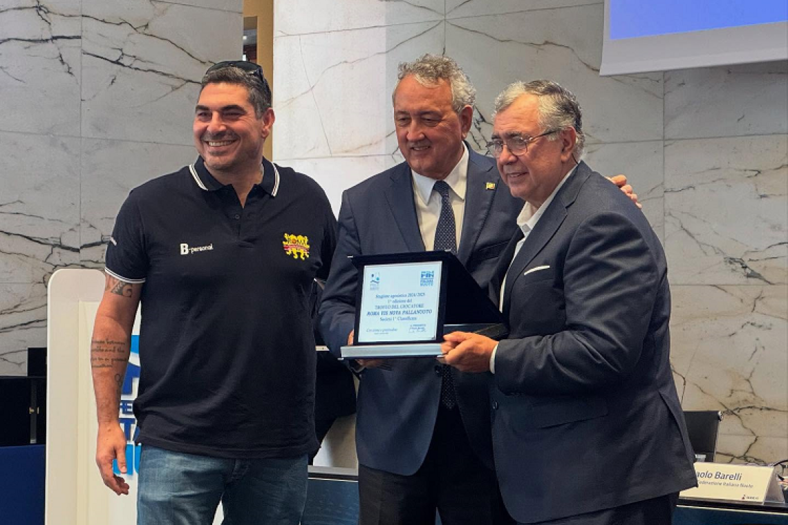 La Roma Vis Nova vince per la terza volta nella sua storia il Trofeo della Pallanuoto