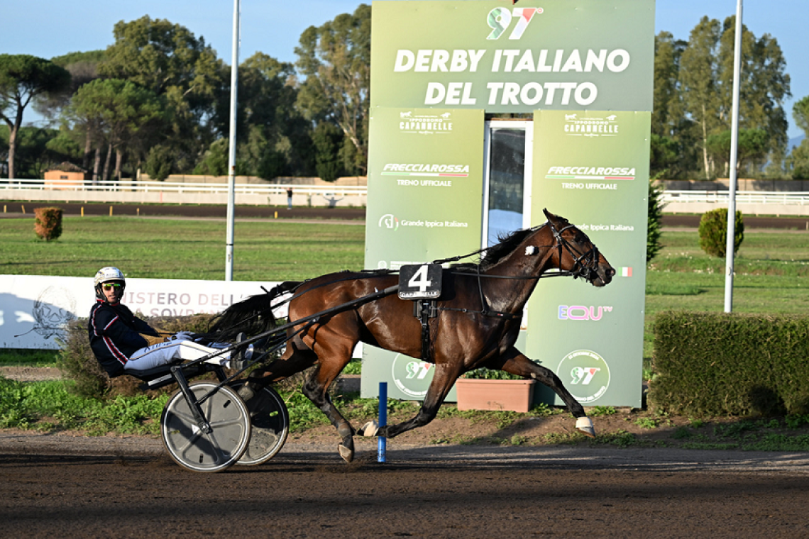 All’Ippodromo Capannelle va in scena il grande spettacolo del trotto: domenica 12 in programma il 98° Derby Italiano del Trotto, Oaks del Trotto e Premio Turilli