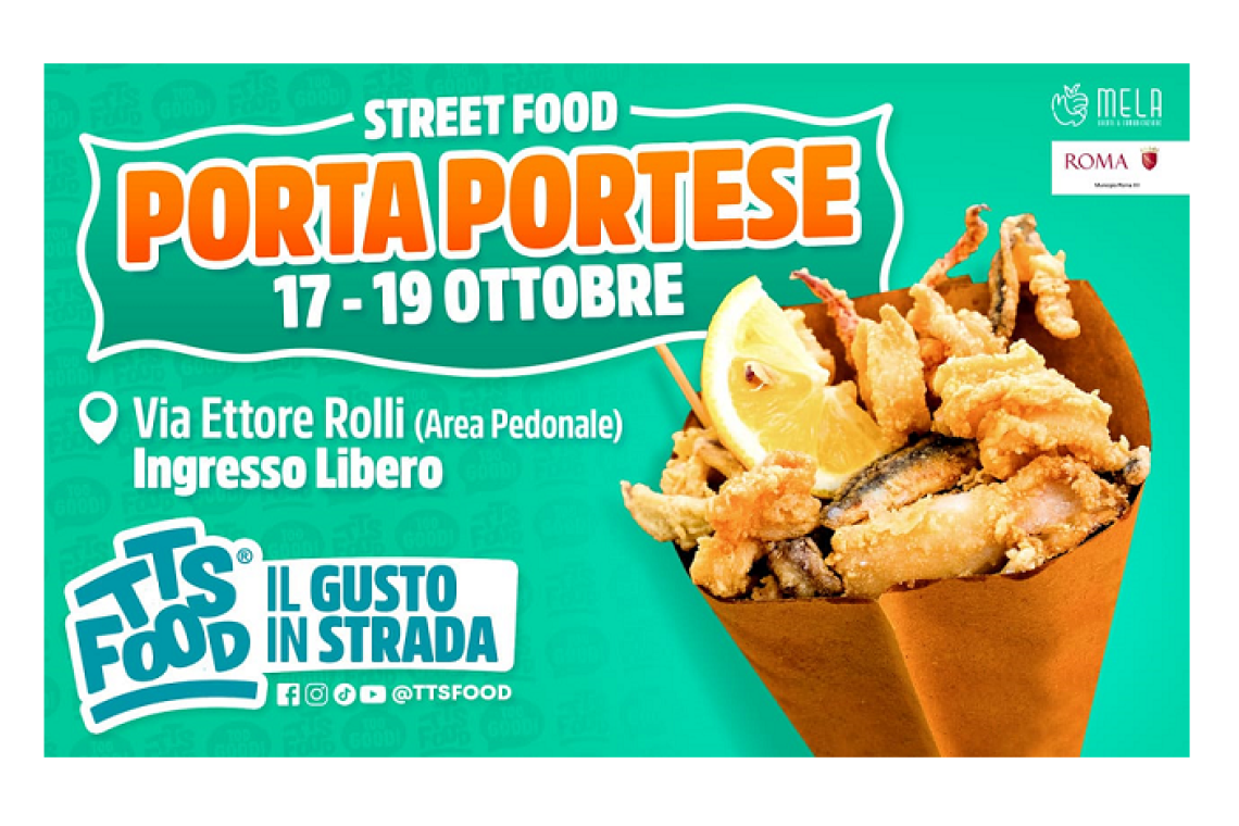 Porta Portese TTS Street Food -  17-18-19 Ottobre 2025