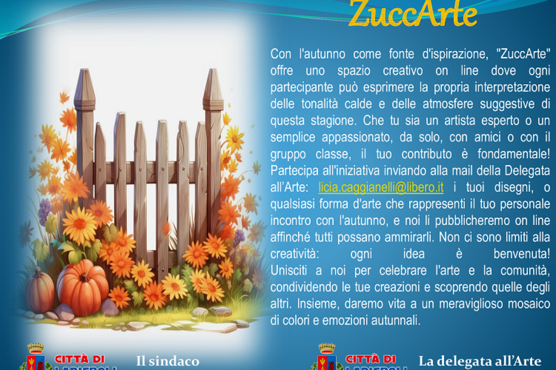 Ladispoli - Arriva “Zuccarte” per celebrare i colori dell’autunno