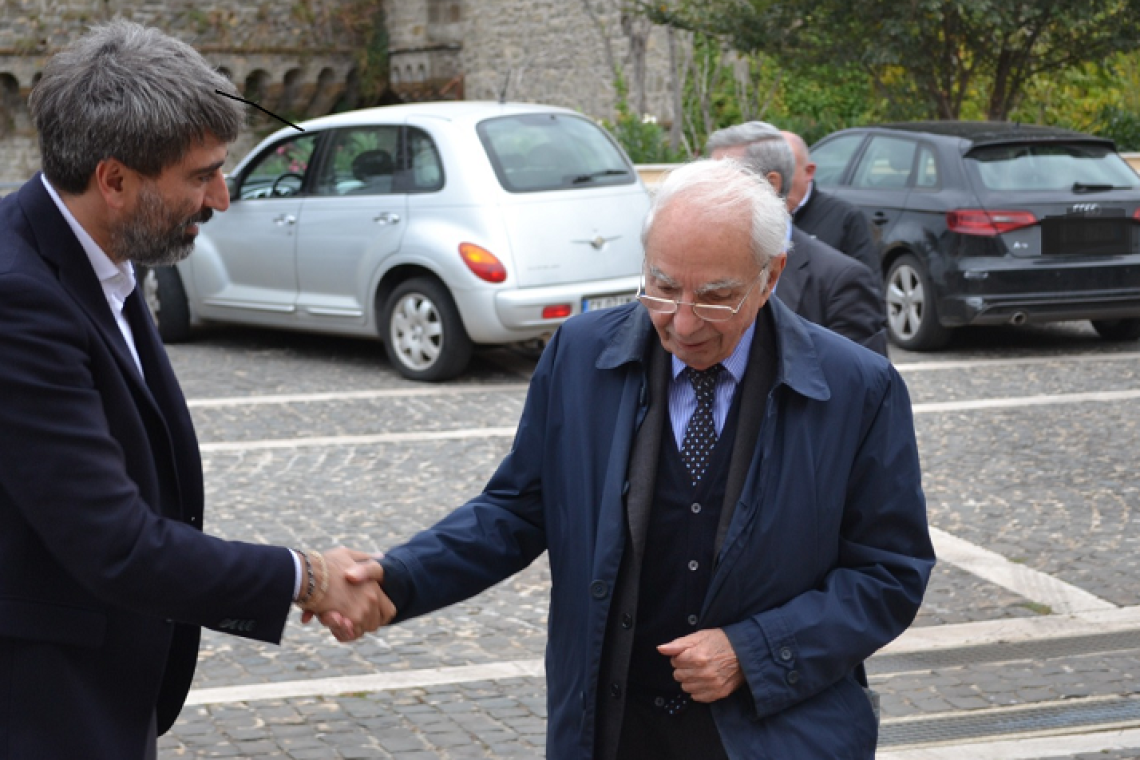 A Grottaferrata il Presidente Giuliano Amato, il Ministro albanese Taulant Balla e numerosi ospiti illustri tra l’Abbazia di San Nilo e il Polo Universitario