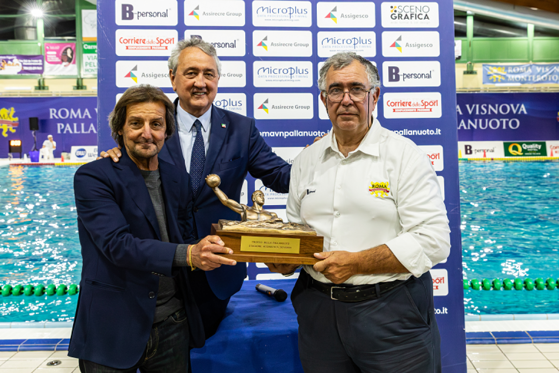 Roma Vis Nova, festa doppia, batte l'Ortigia e riceve il Trofeo