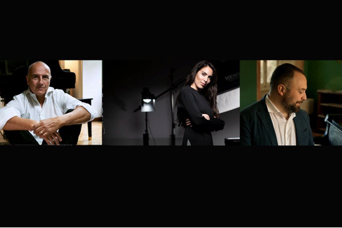 Raphael Gualazzi, Gloria Campaner e Danilo Rea dall'8 al 22 novembre Casal Borghetto San Carlo, Roma per la rassegna Sei Gradi