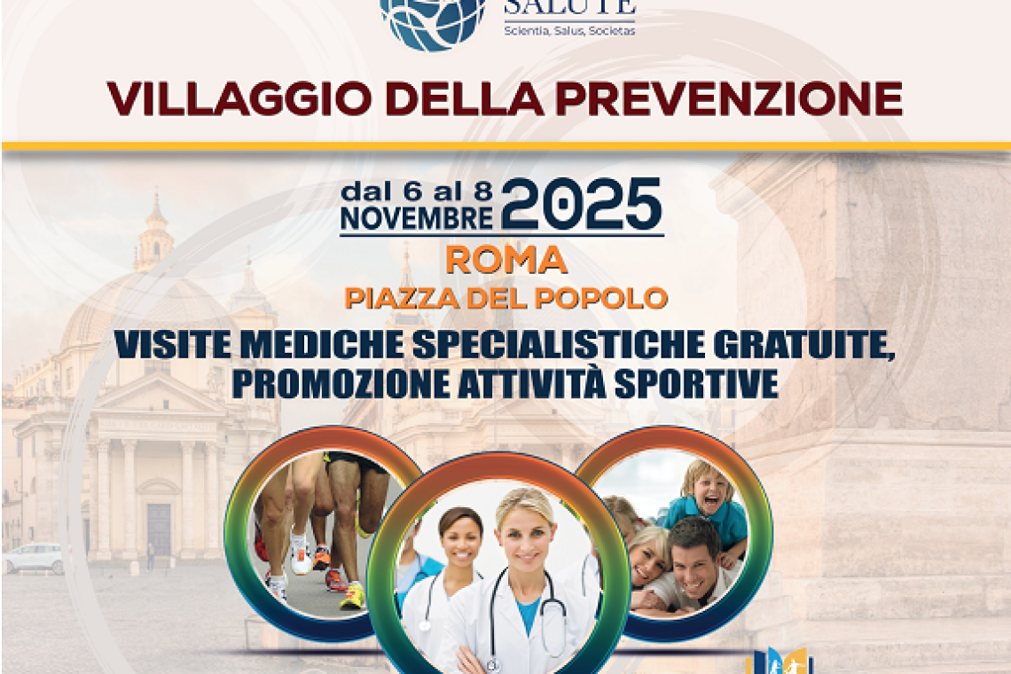 L’Azienda Ospedaliera San Camillo Forlanini partecipa al Villaggio della Prevenzione a Roma