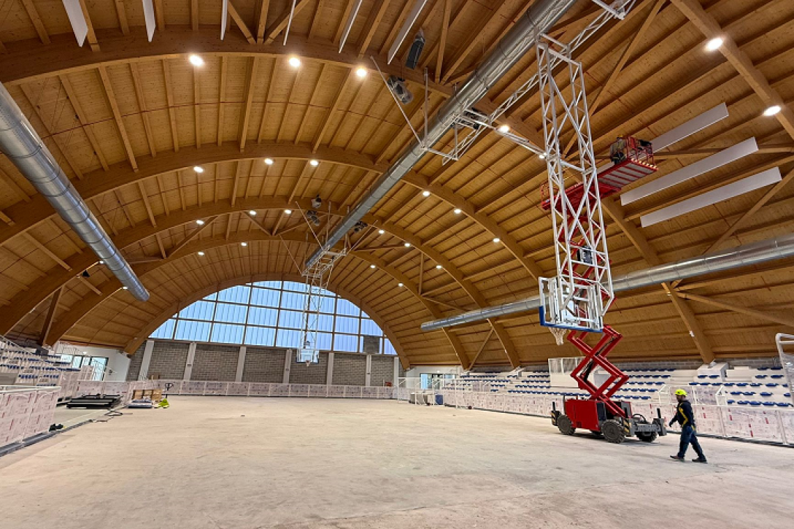 Fiumicino, ultimi ritocchi al Pala Fersini: sopralluogo del Sindaco e dell’assessore Onorati