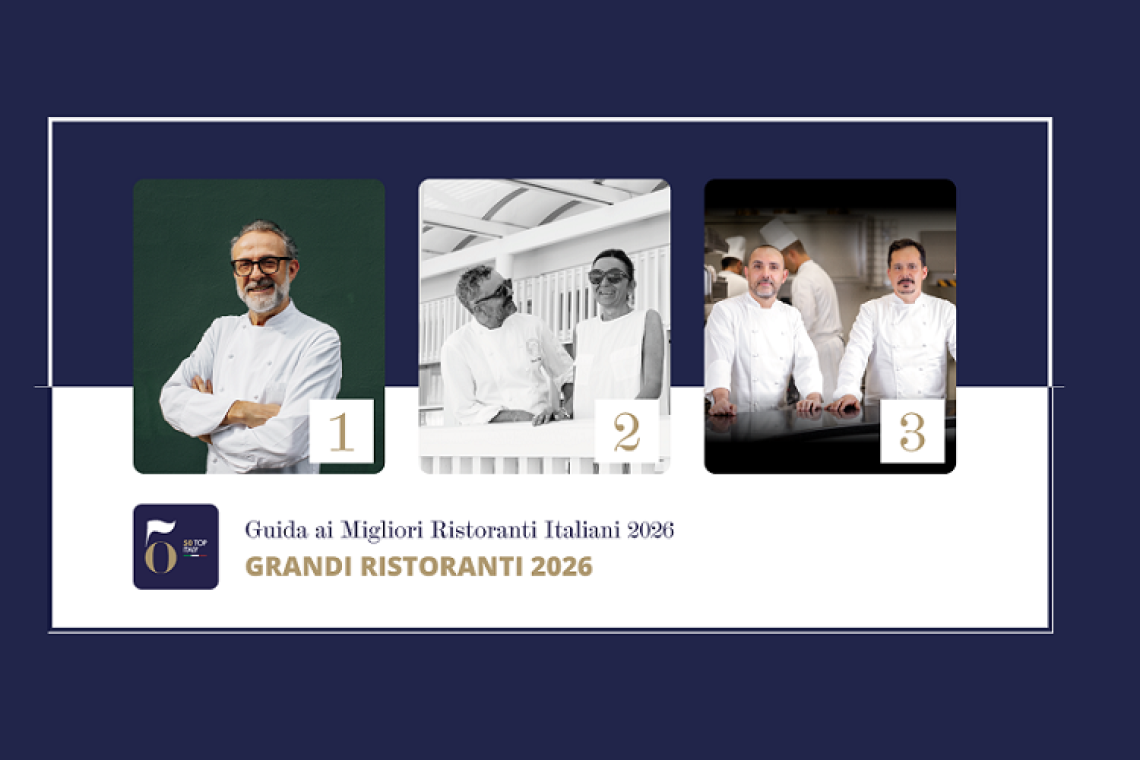 50 Top Italy 2026: Osteria Francescana è il Miglior Ristorante d’Italia