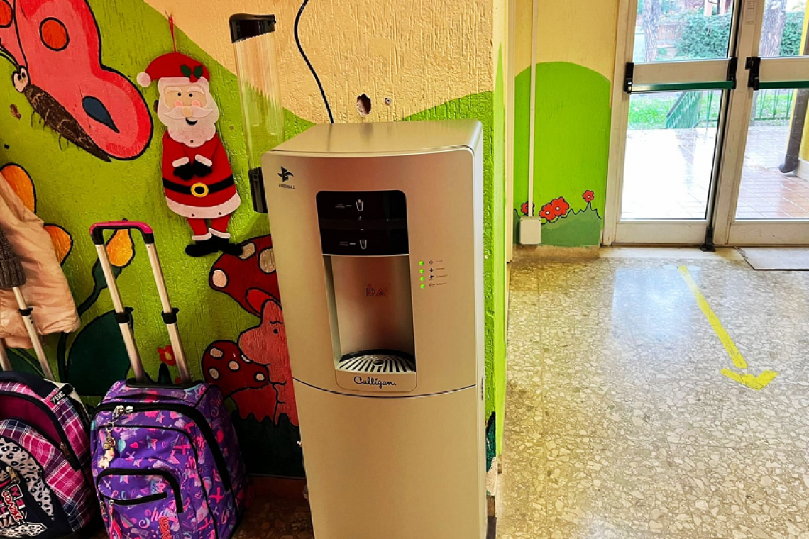 Ciampino, installati erogatori d’acqua nelle scuole primarie