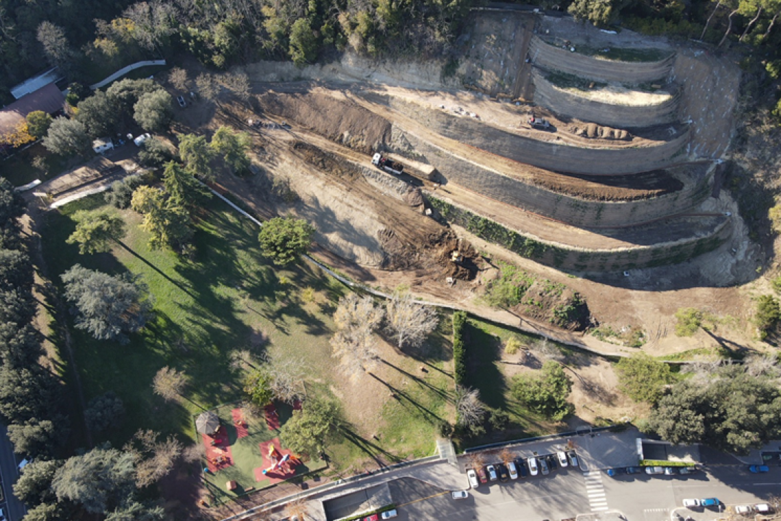 Municipio XIII, Segnalini: concluso l’intervento di messa in sicurezza frana via Moricca