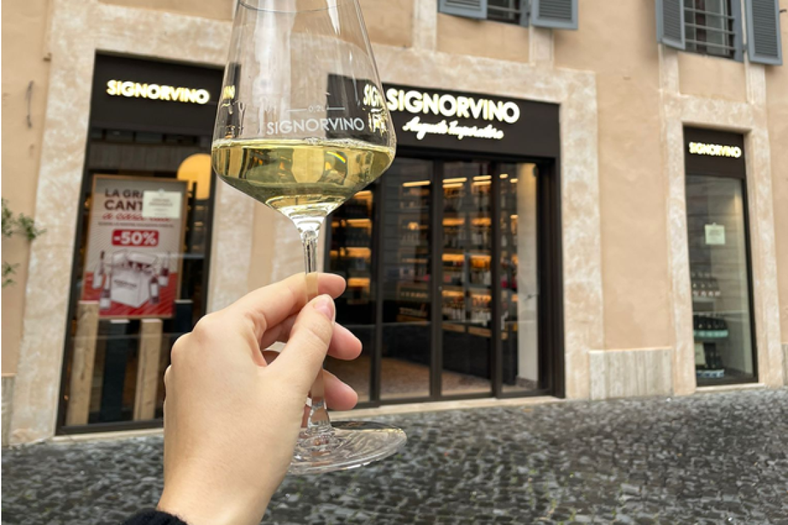 Signorvino raddoppia nel centro di Roma: nuova apertura in Largo dei Lombardi