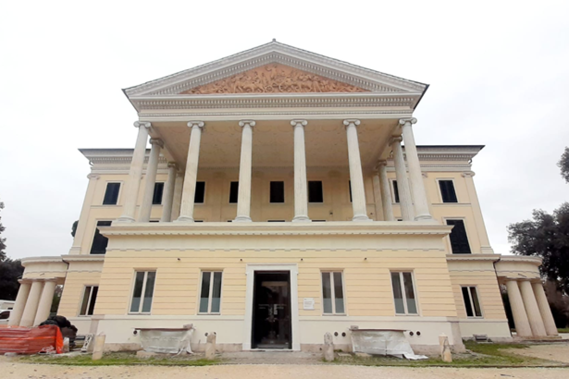 Casino Nobile di Villa Torlonia, conclusi i lavori di manutenzione torna al pieno splendore di villa nobiliare ottocentesca