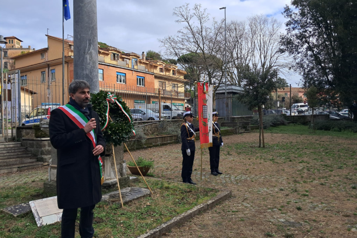Grottaferrata - Giorno del Ricordo, l’evento istituzionale con la deposizione della corona d’alloro