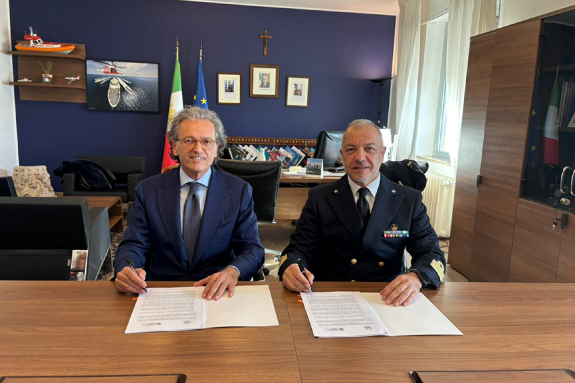 Direzione Marittima del Lazio e Ares: firmata la collaborazione per la gestione delle emergenze.