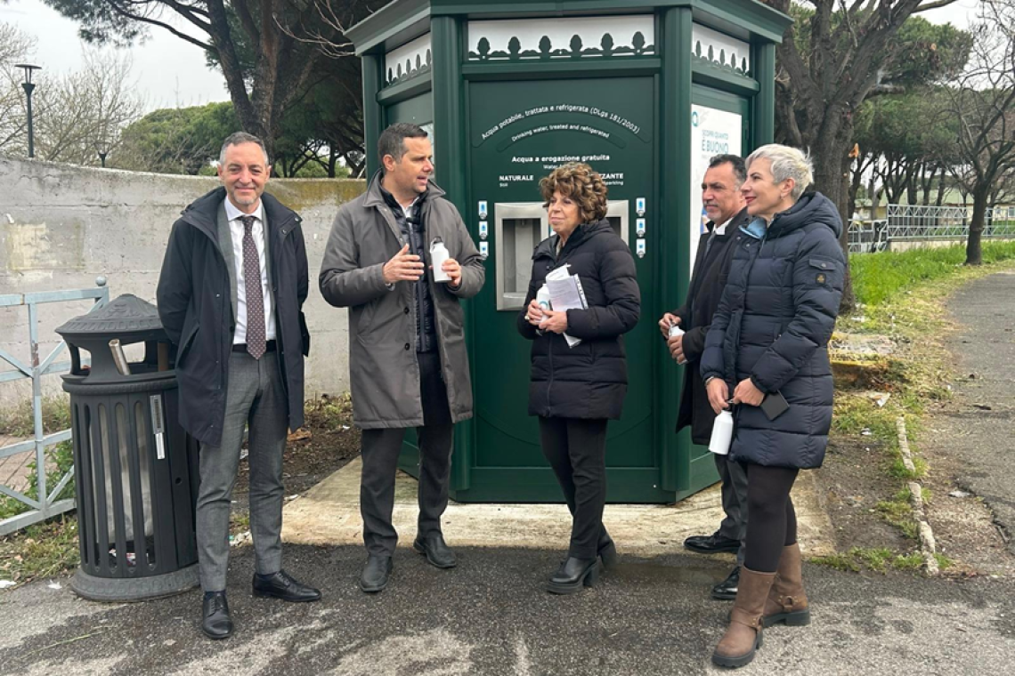 Municipio VII. Segnalini: inaugurate due nuove case dell’acqua quartieri centroni e romanina