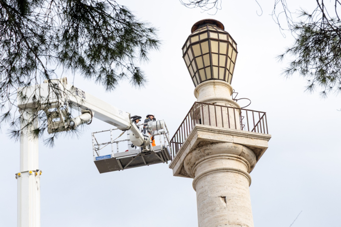 Ponte Flaminio. Segnalini: lavori per la nuova illuminazione del ponte monumentale   
