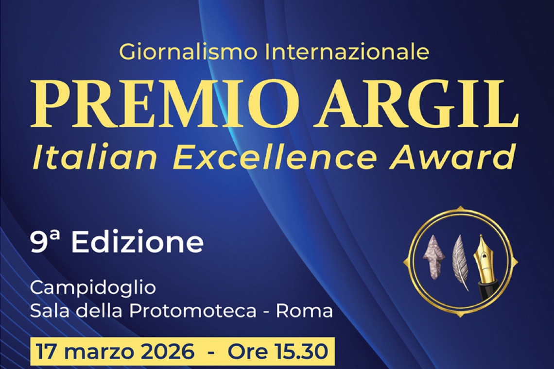 Roma, Campidoglio - Premio giornalistico internazionale ARGIL 2026